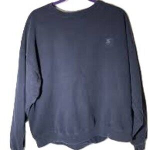 H264- Vintage 90s Starter Pro80 Navy Blue heavyweight crewneck sweatshirt